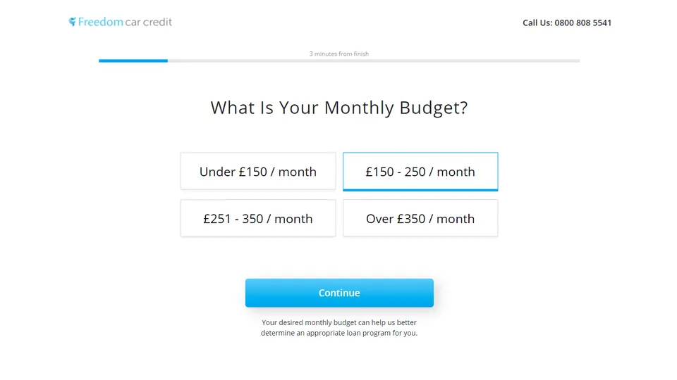 Freedom Car Credit screenshot screenshot