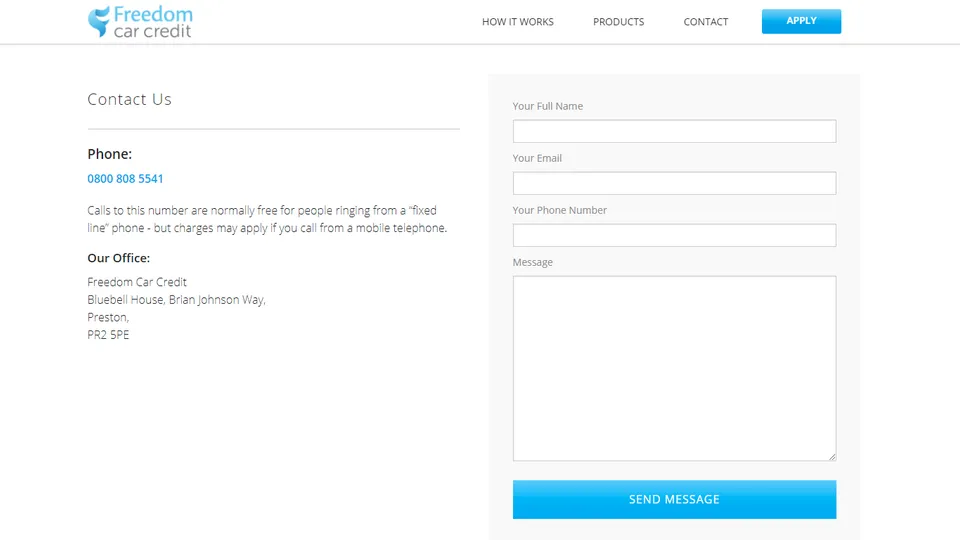 Freedom Car Credit screenshot screenshot