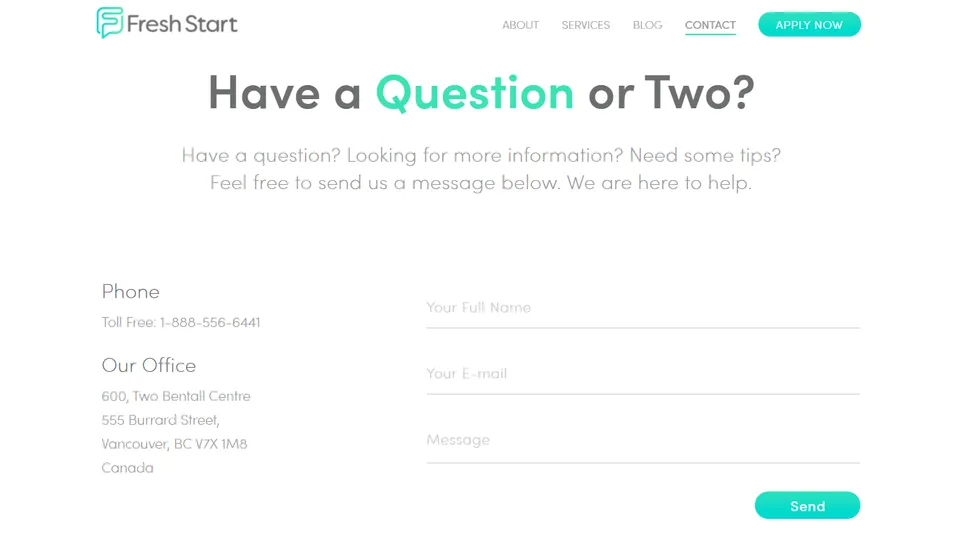 Fresh Start screenshot screenshot